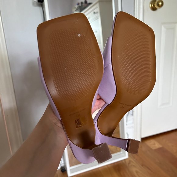 L'intervalle Picasso lilac mule heels (NWT) - Picture 5 of 5
